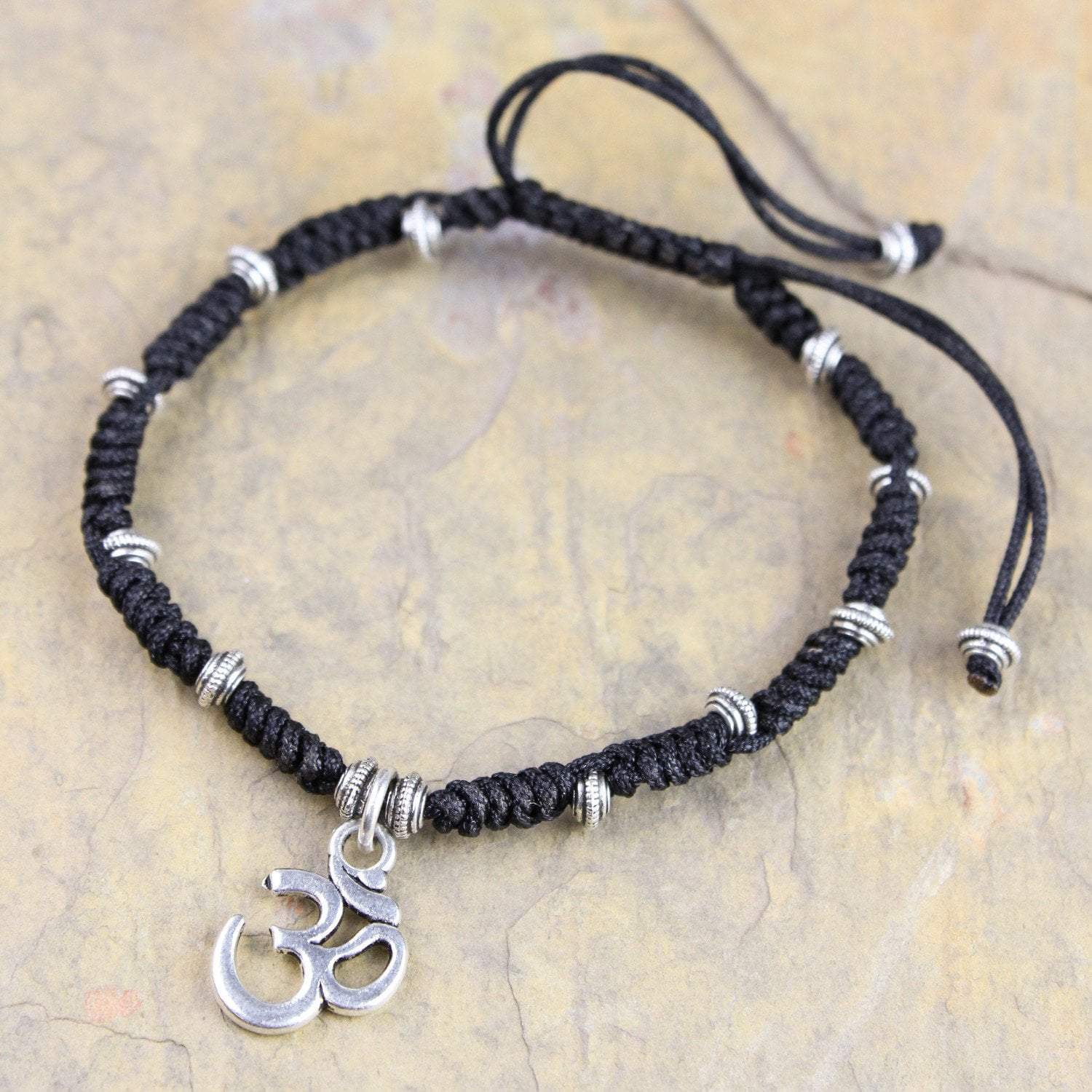 Silver lookalike Tribal Om cuff bracelet SLA 61 – Nnazaquat