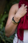 Bracelets Gold Beaded Earthquake Relief Bracelet Stack JB773