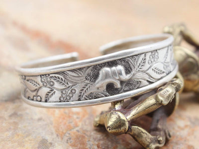 Bracelets Handmade Thai Silver Elephant Bracelet JB832