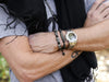 Bracelets Protective Dzi and Matte Onyx Men's Bracelet JB738