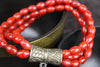 Bracelets Red Bamboo Coral and Thai Amulet Bracelet JB716