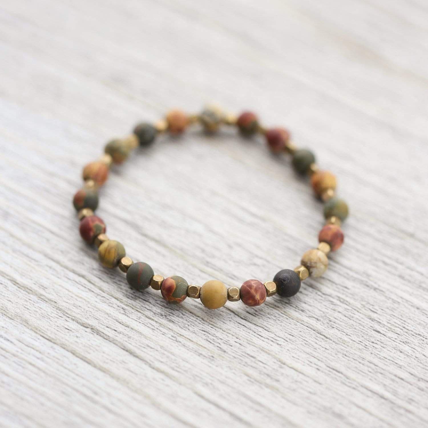 Riverstone Spiritual Grounding Bracelet