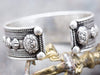 Silver and Gold Compassion Mantra Bracelet - DharmaShop
