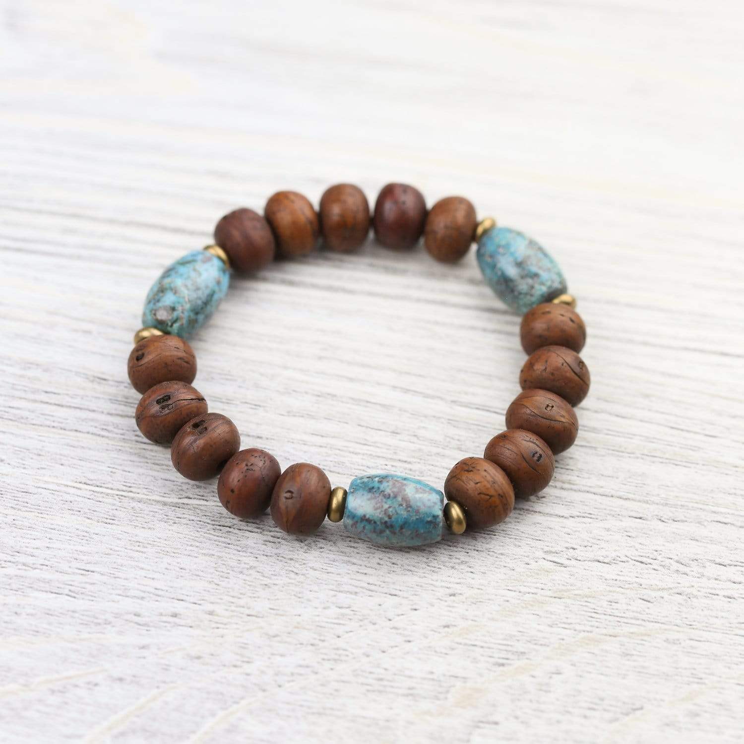 True Turquoise and Bodhi Men's Bracelet Bracelet DharmaShop