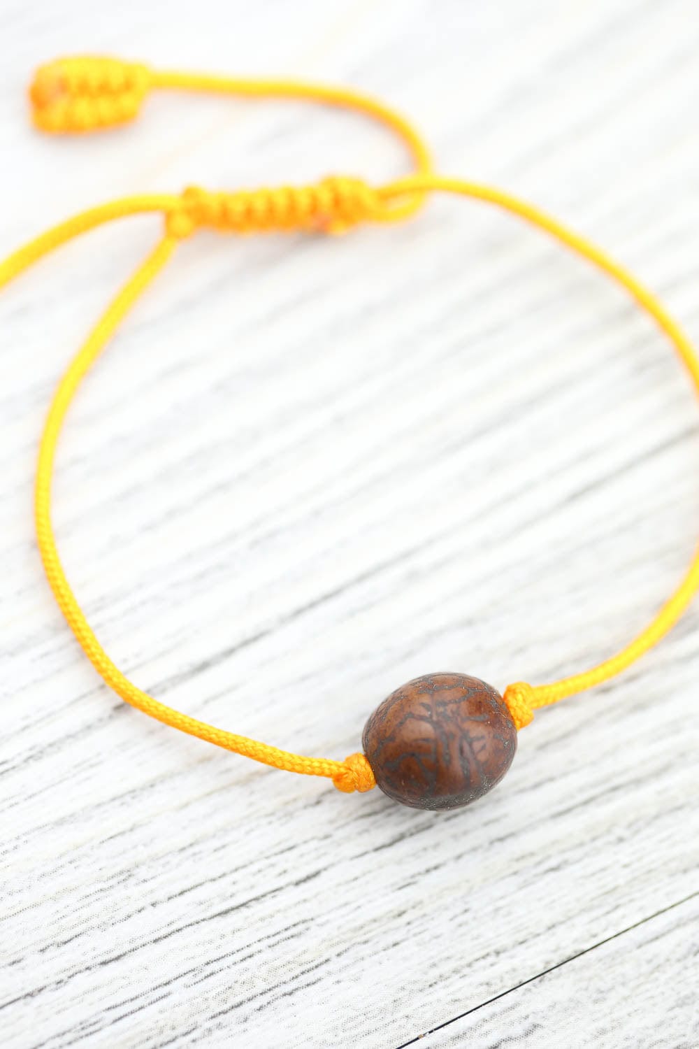 Yellow Buddhist Bodhi Bracelet DharmaShop