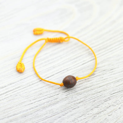Yellow Buddhist Bodhi Bracelet DharmaShop - Main Image