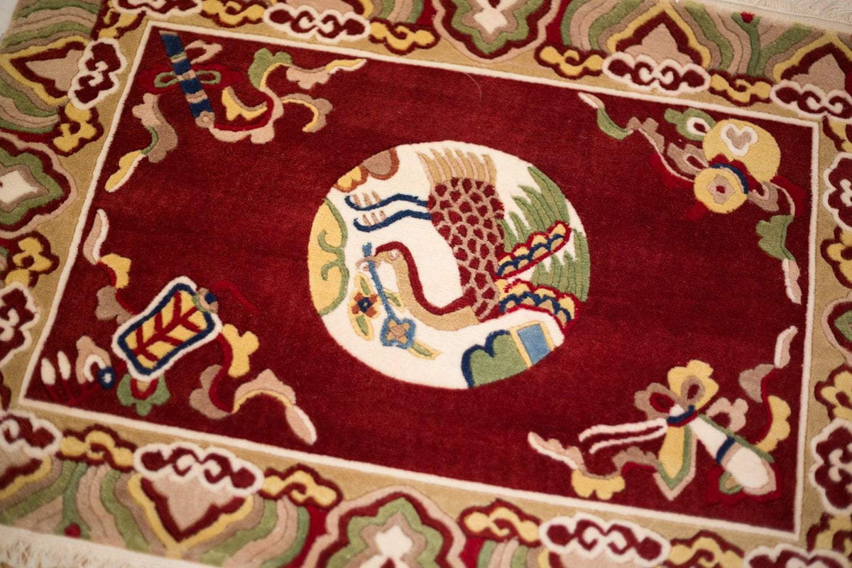 Amazing Tibetan Phoenix Rug - DharmaShop