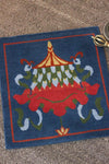 Carpets Default Blue and Green Parasol Meditation Carpet cr029