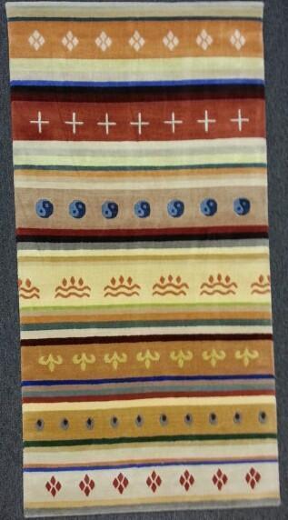 Carpets Default Tibetan Chuba Traditional Style Carpet 4 by 6 foot carpet008