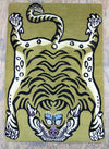 Prajwol /NepaCrafts Carpets Default Traditional Tiger Tibetan Meditation Carpet
