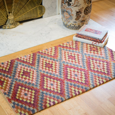 Prajwol /NepaCrafts Carpets Large Geometric Tibetan Meditation Rug 01