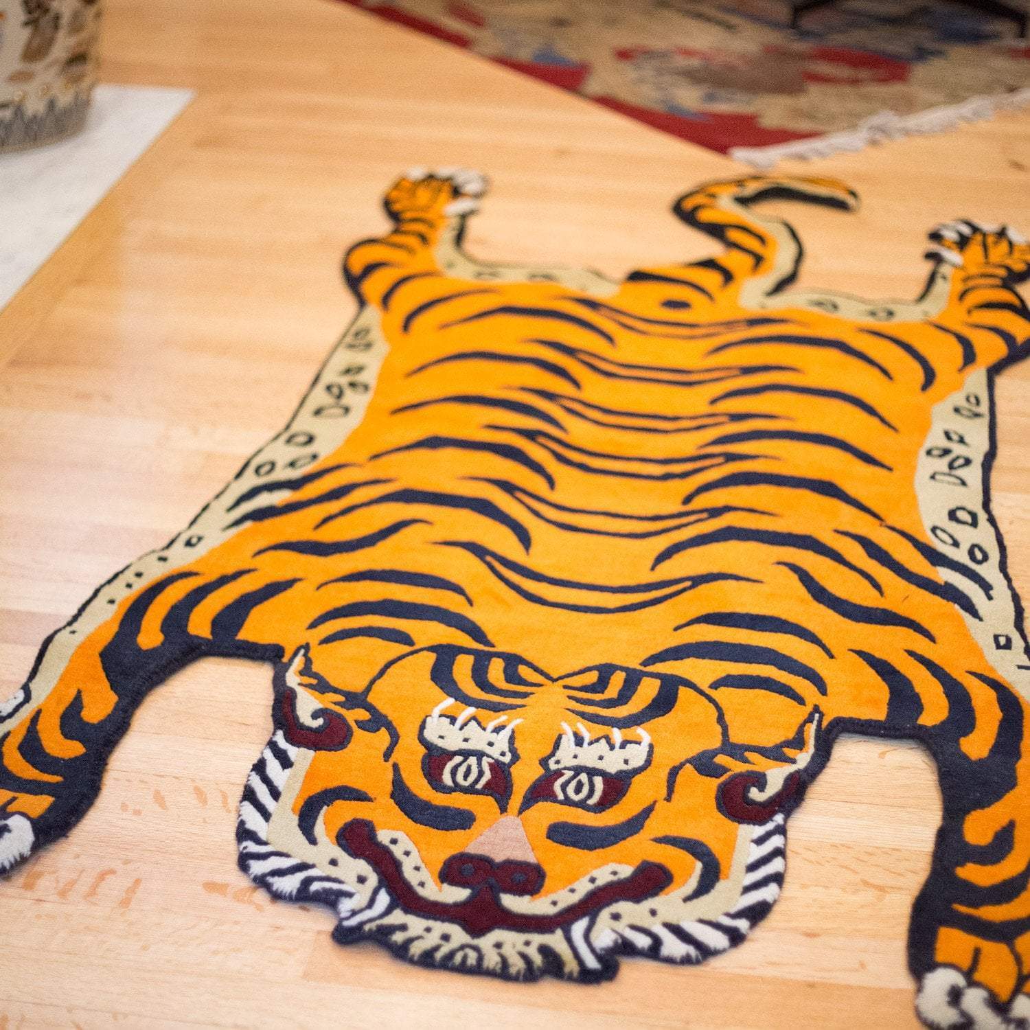 Large Tibetan Tiger Rug 04 - DharmaShop