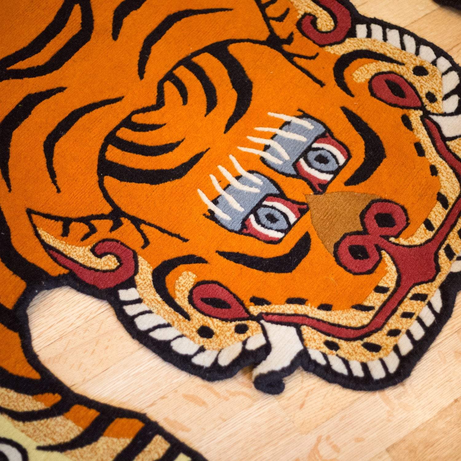 Large Tibetan Tiger Rug 08 - DharmaShop
