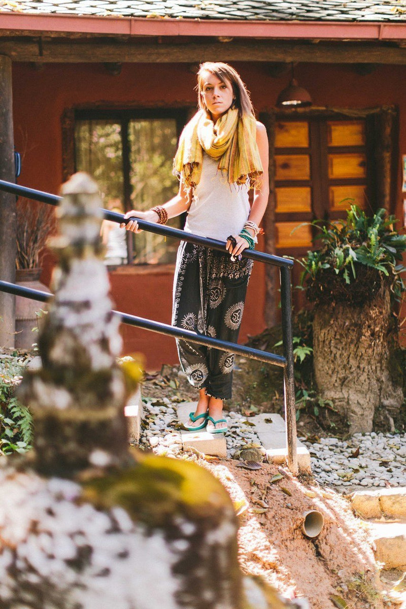Hand Printed Om Harem Pants From Kathmandu