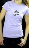 Clothing,Gifts,Om,Under 35 Dollars Small Fitted Womens OM Shirt Lavender ts008small