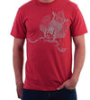 Clothing,Gifts,Under 35 Dollars Small Garuda Red Ringspun T-Shirt ts009small