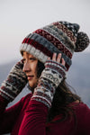 Sombrero de lana del Himalaya hecho a mano