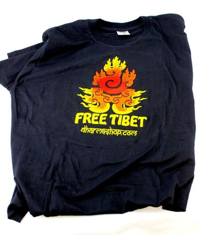 Clothing Kids Small (age2-4) Kids Hand Embroidered Free Tibet T-Shirt ts011-28sm