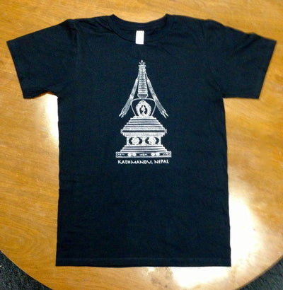 Clothing Small Kathmandu Nepal Stupa T Shirt ts010s