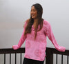Clothing XS Pink OM Cotton Long-Sleeve Top omshirt003-XS