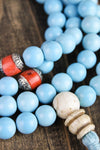 Custom Mala Beads Custom-Made Turquoise Mala AA013