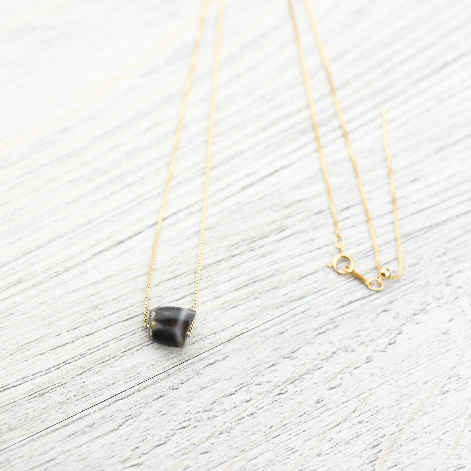 Ancient Dzi Bead Necklace - DharmaShop