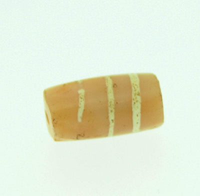 Dzi Beads Default Ancient Carnelian Etched with 3 Lines AB006