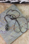 Dzi Beads,Jewelry Default Vertical Strung Agate Lotus Dzi Bead Necklace dz086