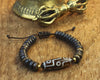 Dzi Beads,Jewelry,New Items,Gifts,Men's Jewelry,Men,The Gold Collection Default Gold and Dzi Mens Bracelet jb487