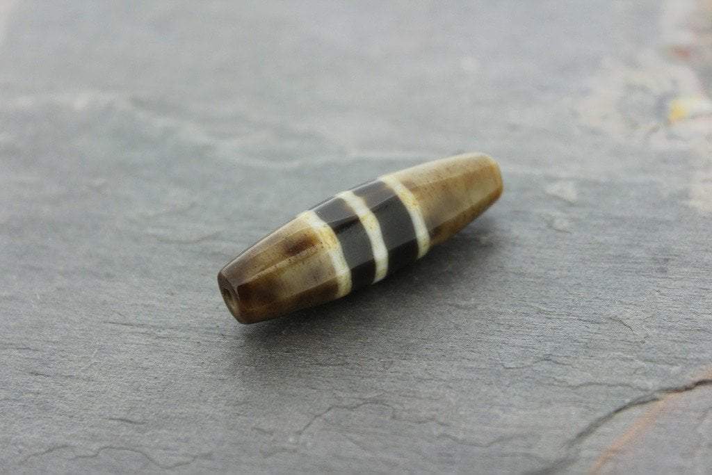 Dzi Beads,New Items Default Caramel Colored Chung Dzi Beads dz050