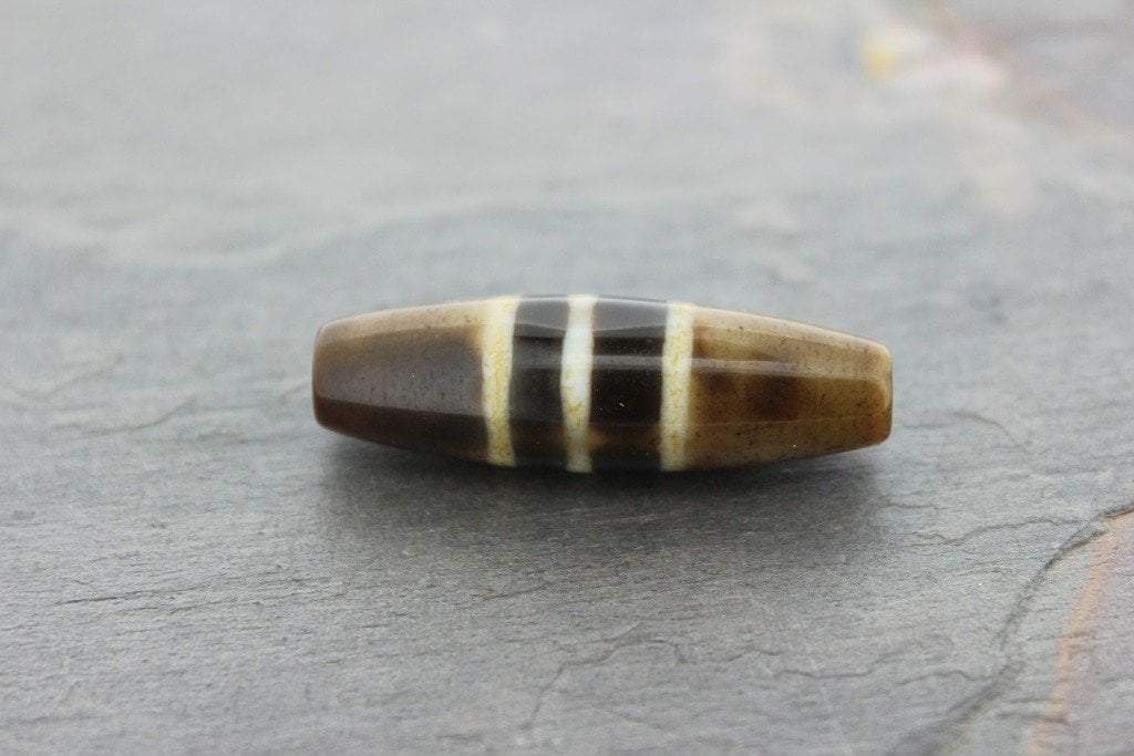 Dzi Beads,New Items Default Caramel Colored Chung Dzi Beads dz050