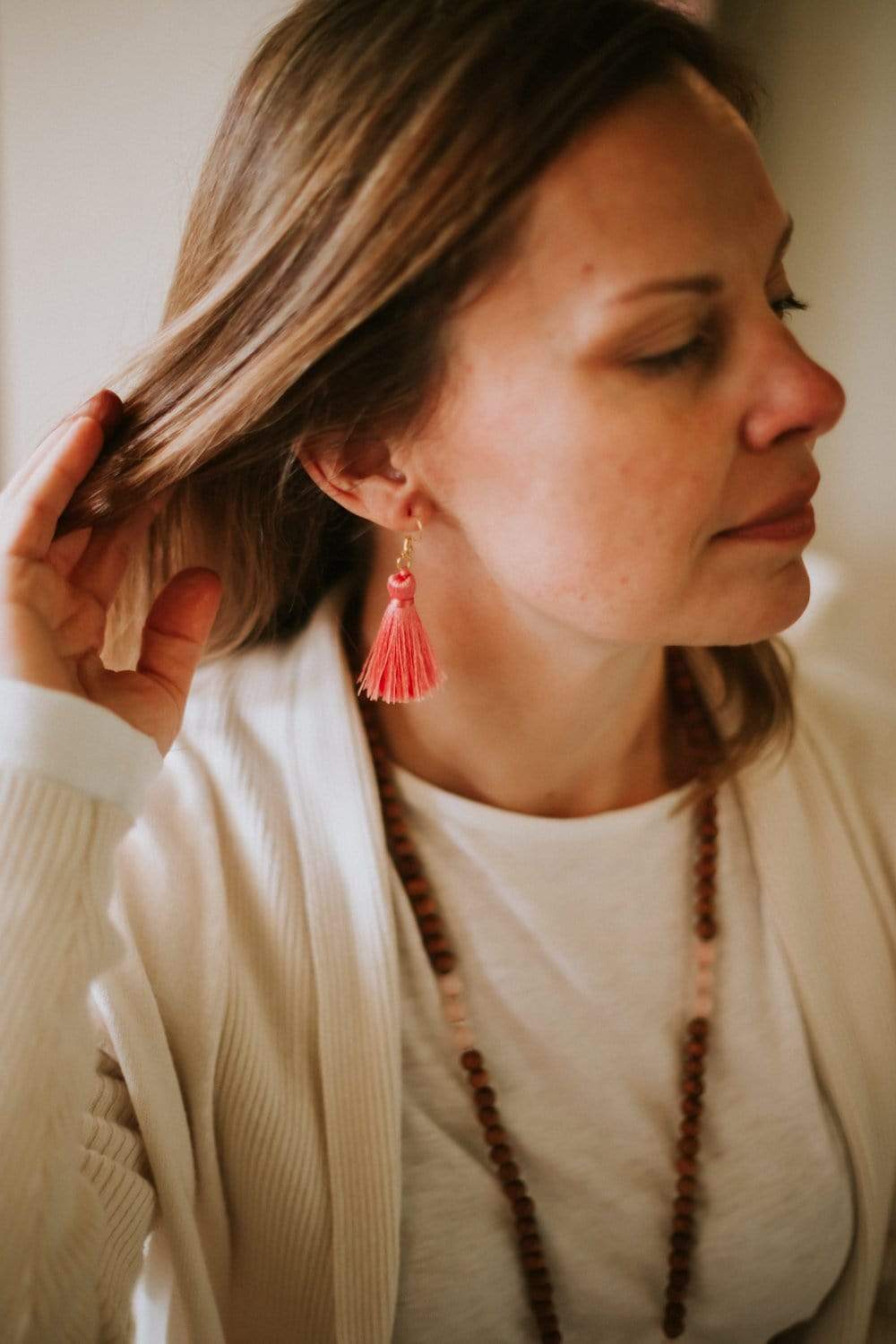 Earrings Colorful Tassel Earrings JE532