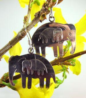 Earrings Default Elephant earrings je001
