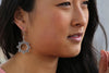 Earrings Default Loopy Spiral Hill Tribe Silver Earrings je227