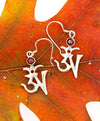 Earrings Default Silver Tibetan Om Earrings je003