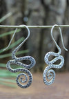 Earrings Default Stamped Serpent Earrings JE258