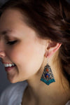 Earrings Default Traditional Tibetan Triangle Earrings je235