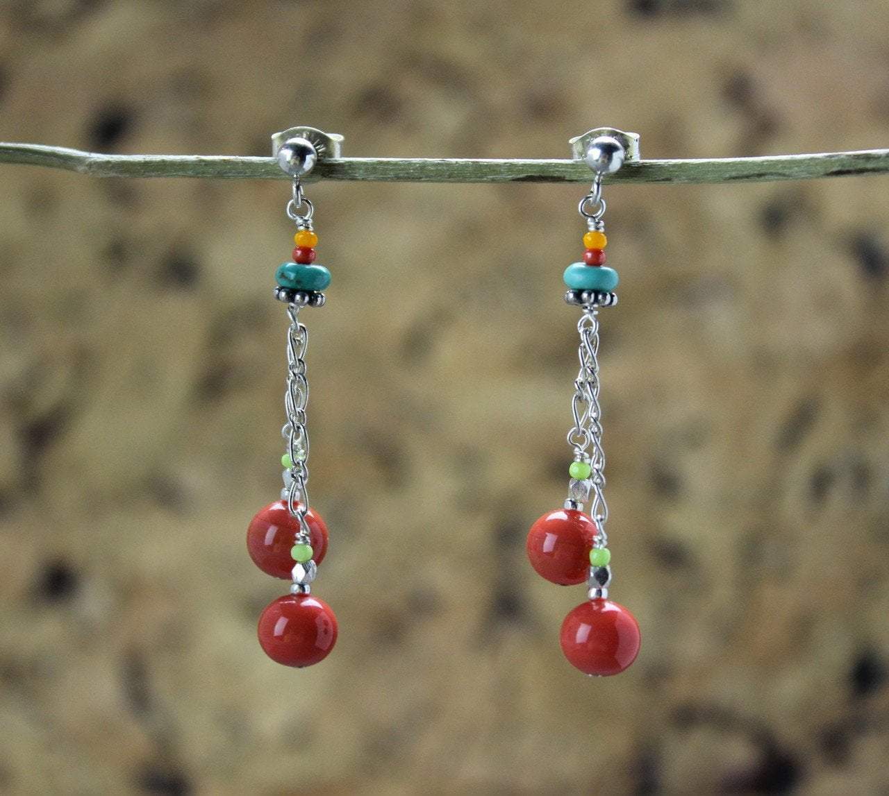 Earrings Default Vintage Bead Earrings je441