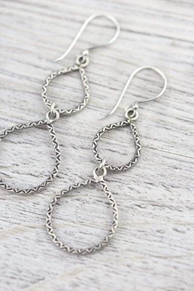 Earrings Thai Silver Happiness Earrings JE522