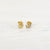 Tiny Gold Om Earrings