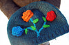 Fabrics,Gifts,New Items,Tibetan Style,Scarves Default Handmade Tibetan Wool Blue Hat wo018