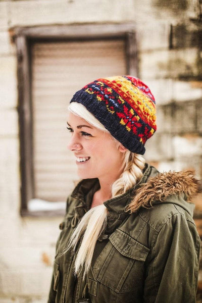 Redwood Fleece Lined Recycled Beanie Rose - Passenger