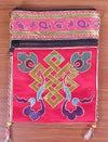 Fabrics,Tibetan Style,Under 35 Dollars Default Eternal Knot Passport Shoulder Bag fb021