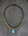 Gifts,Jewelry,New Items,Mother's Day Default Sensational Turquoise Indo Tibetan Necklace jn326
