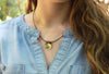Gifts,Jewelry,New Items,Mother's Day,The Gold Collection Default Gold OM Necklace with Turquoise and Findings Jn283