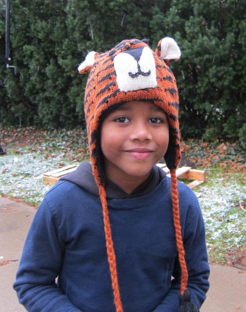 100% Wool Tiger Hat Adult Size - DharmaShop