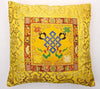 Home Default Gold Eternal Knot Hand Embroidered Pillow home012