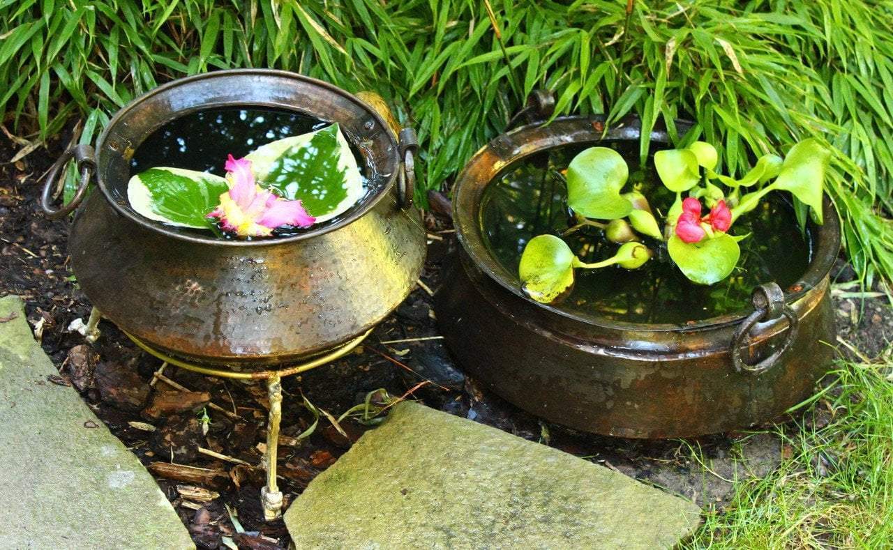 small copper pots for plants Small Copper Pot 13 inches