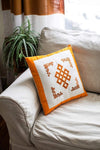 Home Default Yellow Eternal Knot Hand Embroidered Pillow home005
