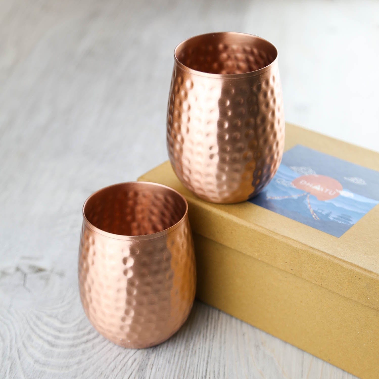  Ayurveda Health Healing Pure Copper Water Mugs